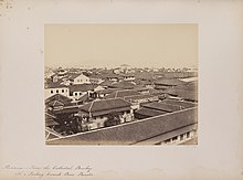 Bori Bunder as seen from St. Thomas Cathedral (c. 1855-1862). Panorama - From the Cathedral, Bombay. No. 4. Looking towards Boree Bunder (12675171104).jpg