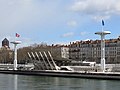 Vue partielle depuis le pont de l'Université (2019)