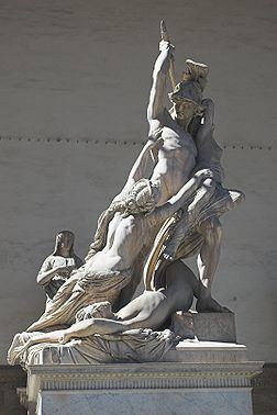 Il ratto di Polissena (1866), Pio Fedi (1816-1892), Loggia dei Lanzi à Florence