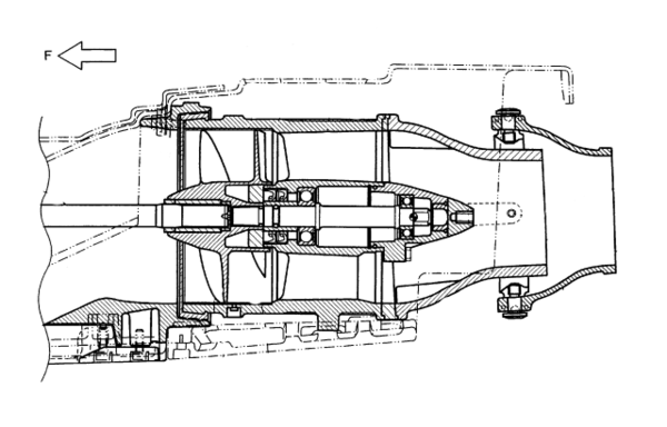 Schematic pump-jet