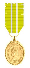 Medaille in Goud uit 1954