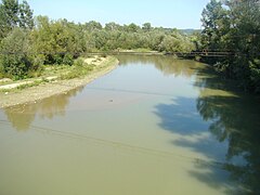 Floden Gilort i Târgu Cărbunești