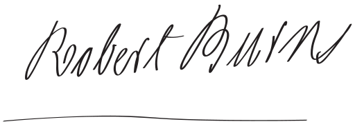 Robert Burns Signature.svg