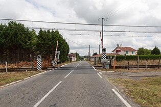 圣茹尔德马雷讷境内的铁路道口