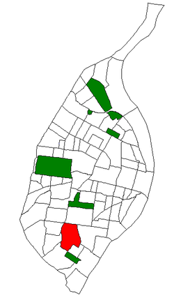 Location of Bevo Mill within St. Louis