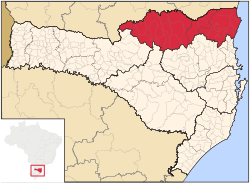 Norte Catarinense - Localizzazione