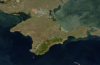 Satelitobildo de Krimeo