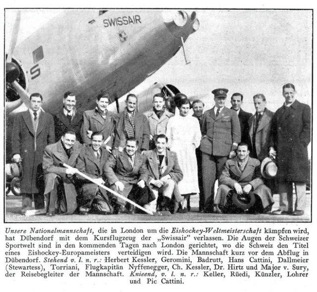 Schweizer Eishockey Nationalmannschaft, Eishockey-Weltmeisterschaft 1937 in London