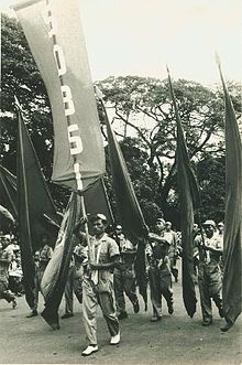 A demonstration by the Central All-Indonesian Workers Organization. Sobsi-rally.jpg