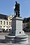 Statue d'Egmont sur le Markt à Zottegem (bronze)