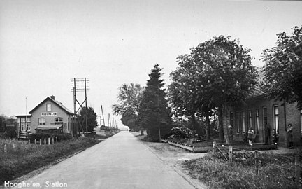 Bahnhof Hooghalen vor 1938