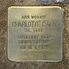 Stolperstein Hadrianstraße 19 für Charlotte Cahn