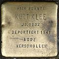 Stolperstein für Kurt Klee (Weyerstraße 122)