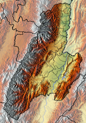 Volcán Nevado del Ruiz ubicada en Tolima