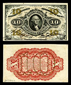 $0.10 - Fr.1254 George Washington