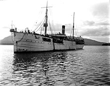 Cable ship Burnside in Ketchikan, Alaska, June 1911 US cable ship Burnside at Ketchikan, Alaska, June 29, 1911 (COBB 199).jpeg