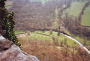 View from the Castle overlooking the River Cennen