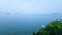 View from a hotel on Marine Drive, Kochi