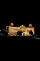 Vikasa Soudha, an annexe of the Vidhana Soudha, litup