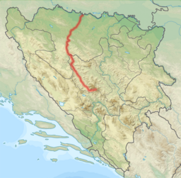 Kart over Vrbas