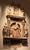 Монумент сэру Августину Николсу. Ок. 1616. Музей Фэкстон (из снесённой церкви Сен-Дени, Фэкстон, Нортгемптоншир)