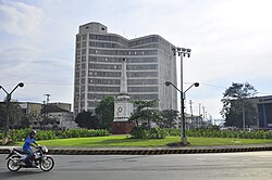 Anda Circle and the Bureau of Internal Revenue building in the background in the Port Area.