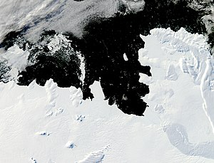 Satellitenaufnahme der Walgreen-Küste