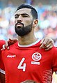 Yassine Meriah, désigné par la CAF dans l'équipe type de la CAN 2019.