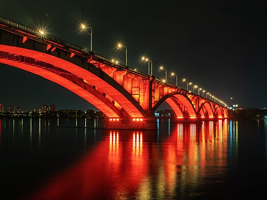 12. Коммунальный мост, Красноярск Автор — VSerebrenikov