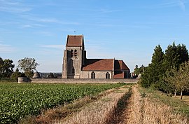 The church in Croutoy