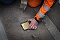 Neuverlegung Stolperstein Ernst Maier