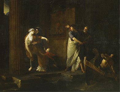 Les Adieux de Brutus à Porcie (1799), Vizille, musée de la Révolution française.