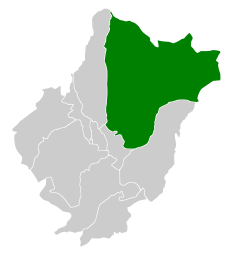 Location of Al Aqiq governorate in Al Bahah Region