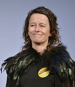 Anna Charlotta Gunnarson, nominerad till Augustpriset i kategorin fackböcker 2014.