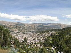 Panoramic view of the Andahuaylas district