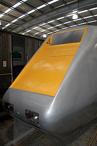 現保存于希爾登鐵路博物館的英国铁路实验型先进客运动车组