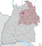 Lagekarte der Stadt Heilbronn im Regierungsbezirk Stuttgart