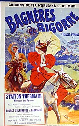 Bagnères-de-Bigorre, affiche.