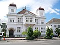 Voormalig bankgebouw van de Javasche Bank, in Yogjakarta uit 1915, door Eduard Cuypers