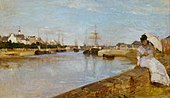 The Harbor at Lorient, 1869, National Gallery of Art
