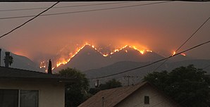 Bobcat Fire in Monrovia, CA, September 10, 2020