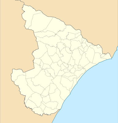 Mapa de localización de Sergipe