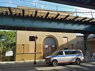 Under the elevated tracks Brooklyn sub-station 1.JPG
