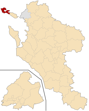 Kanton na mapě departementu Charente-Maritime