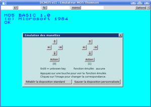 L'interface manettes du DCMO5