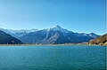 Lago di Mezzola e Monte Legnone visti da Dascio.