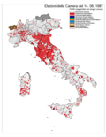 Miniatura per Elezioni politiche in Italia del 1987
