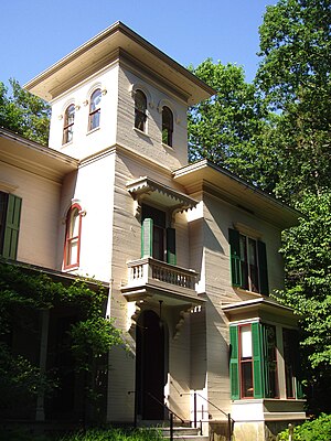 Austin Dickinson house, Amherst, Massachusetts...