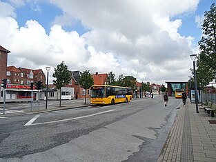 Busser på Esbjerg Busterminal