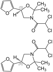 Strukturformel von (±)-Furilazole